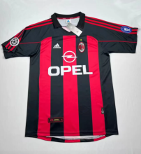 Retro 00/01 AC  Milan  Home Soccer Jersey