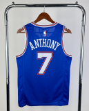 21 Season  Knicks Flying limit 7号 安东尼 NBA Jerseys
