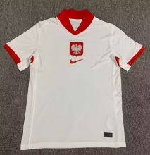 24/25  Poland home Fan Version Soccer jersey