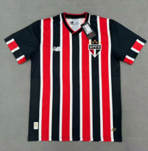 24-25 Sao Paulo away Fan Version  Soccer Jersey