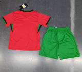 24/25  Portugal  home kids Soccer Jersey