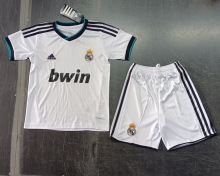 Retro 12/13  Real Madrid kids home Soccer jersey