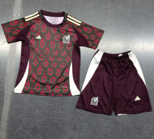 24/25 Mexico home kids  Soccer Jersey