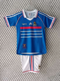 Retro 1998 France home Kids Soccer Jersey