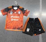 23/24 Tigres Second away kids Soccer jersey