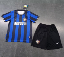 Retro 09/10 Inter Milan home  kids Soccer Jersey