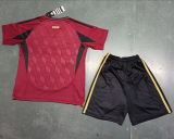 24/25 Belgium home kids Soccer Jersey