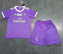 Retro 16/17  Real Madrid kids away Soccer jersey