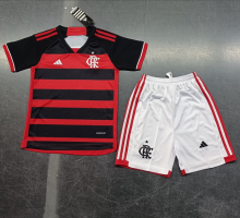 24/25 Flamengo home Kids Soccer  Jersey