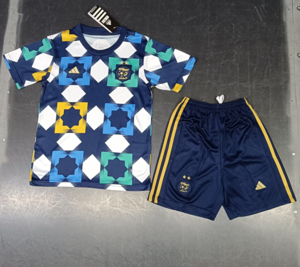 23/24 Algeria away kids Soccer Jersey
