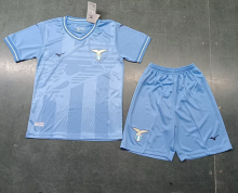 23/24 Lazio home kids Soccer Jersey