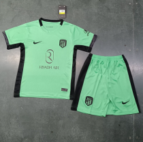 23/24 Atletico Madrid Second away  kids Soccer Jersey