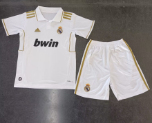 Retro 11/12  Real Madrid home  kids Soccer jersey