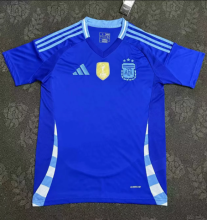 24/25  Argentina away Fan Version Soccer Jersey (3 Stars 3星)