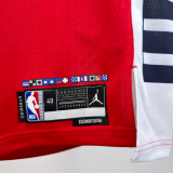 25 seasons Los Angeles Clippers Flying limit red 1号 哈登 NBA Jerseys Hot Pressed 1:1 Quality