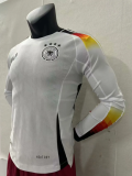 24/25  Germany home Long Sleeve Player Version Soccer jersey