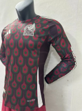 24/25  Mexico home Long Sleeve Player version  Soccer Jersey