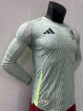 24/25  Mexico away Long Sleeve Player version  Soccer Jersey