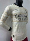 24/25 AC Milan Long Sleeve Joint edition beige player version Soccer Jersey
