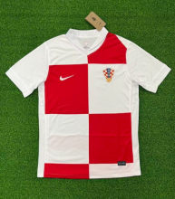24/25 Croatia home  Fan Version Soccer Jersey