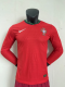 24/25  Portugal home Long Sleeve Player Version Soccer Jersey