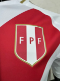 24/25 Peru Home Player Version  Soccer Jersey