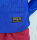 24/25 France home Long Sleeve Player Version Soccer Jersey