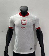 24/25  Poland home Player Version Soccer jersey