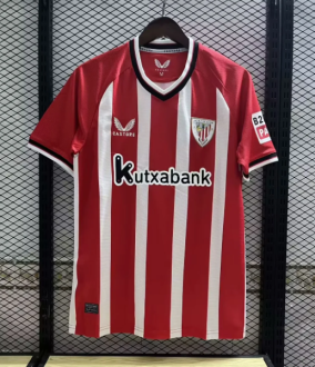 24/25 Athletic Bilbao Home Fans Version Soccer Jersey