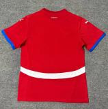 24/25 Serbia home Fan Version  Soccer Jersey