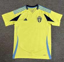24/25  Sweden home Fans Version Soccer Jersey
