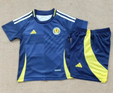 24/25 Scotland home kids Soccer Jersey