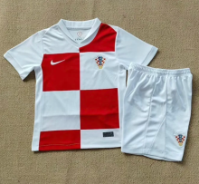 24/25 Croatia home kids Soccer Jersey