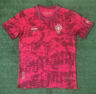 24/25 Portugal red training suit Fans Version Soccer  Jersey