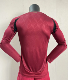 24/25 Belgium home Long Sleeve Player Version Soccer Jersey