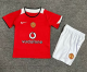 Retro 04/06 M-U home kids  Soccer Jersey