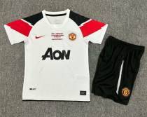 Retro 10/11 M-U away kids  Soccer Jersey
