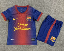 Retro 12/13 Barcelona home Kids Soccer Jersey