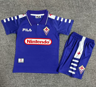 Retro 98/99  Florence Home kids Soccer Jersey
