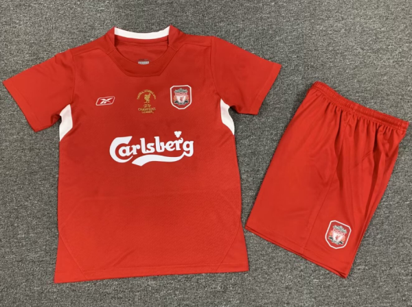 Retro 04/05 Liverpool home Kids Soccer Jersey
