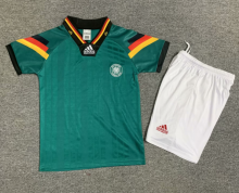 Retro 1992 Germany away kids  Soccer jersey