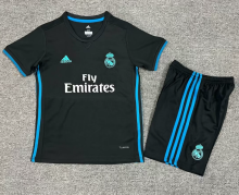 Retro 17/18  Real Madrid kids away Soccer jersey