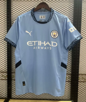 24/25 Manchester City home Fan Version Soccer Jersey