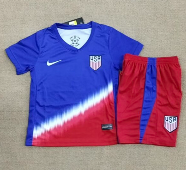 24/25 America away kids Soccer Jersey