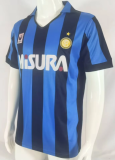 Retro 90/91 Inter Milan home Soccer Jersey