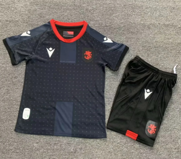 24/25 Georgia Second away kids Soccer Jersey