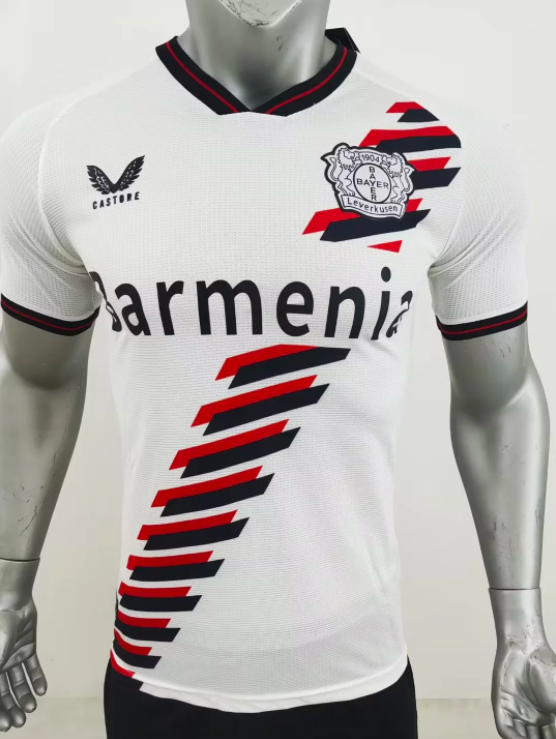 23-24 Leverkusen away Player Version Soccer Jersey