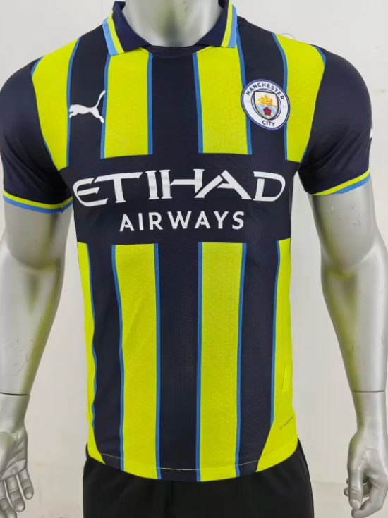 24/25 Manchester City away player version Soccer Jersey