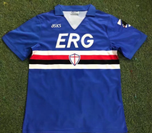 Retro 90/91  Sampdoria home  Soccer jersey