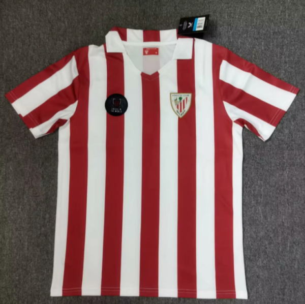 Retro 1984 Athletic Bilbao Home soccer Jersey